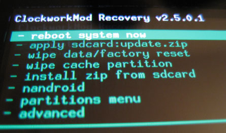 Clockworkmod Recovery Install Rom Manager