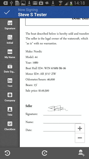 Docusign android app Sign documents and get signatures quickly