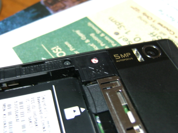 water damage indicator