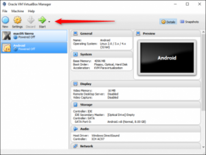 Putting In Android In Virtualbox One Click Root
