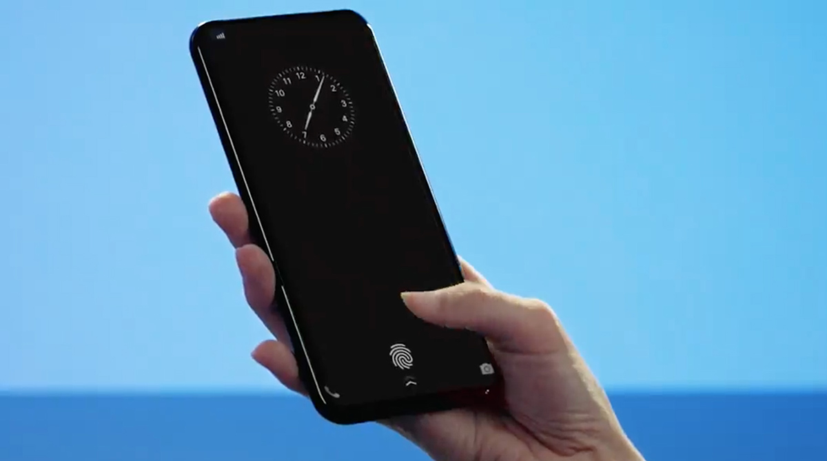 This is how the ultrasonic fingerprint scanner, found in Samsung Galaxy S10, works